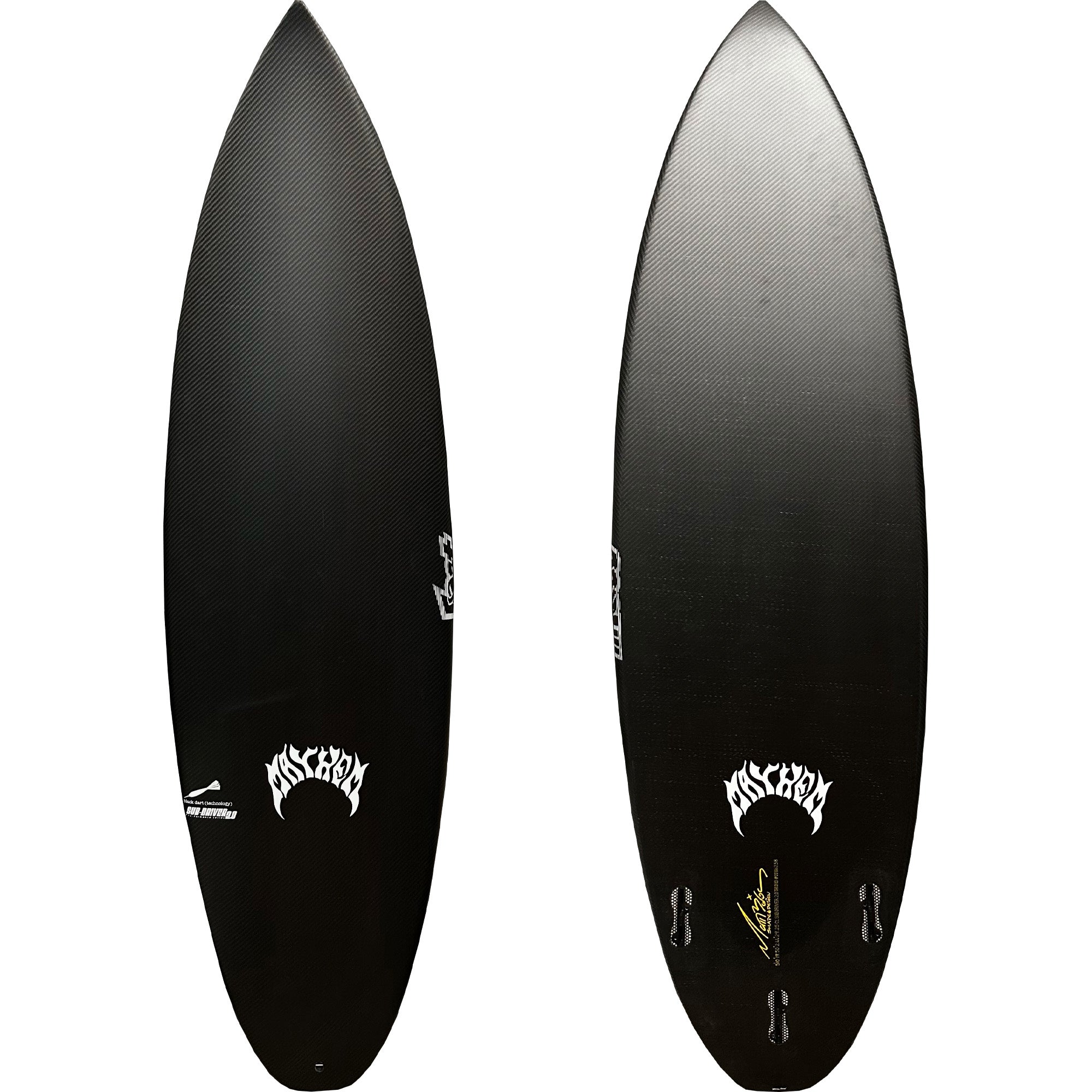 Lost Sub Driver 2.0 Double Dart EPS Round 6'1 Surfboard - FCS II