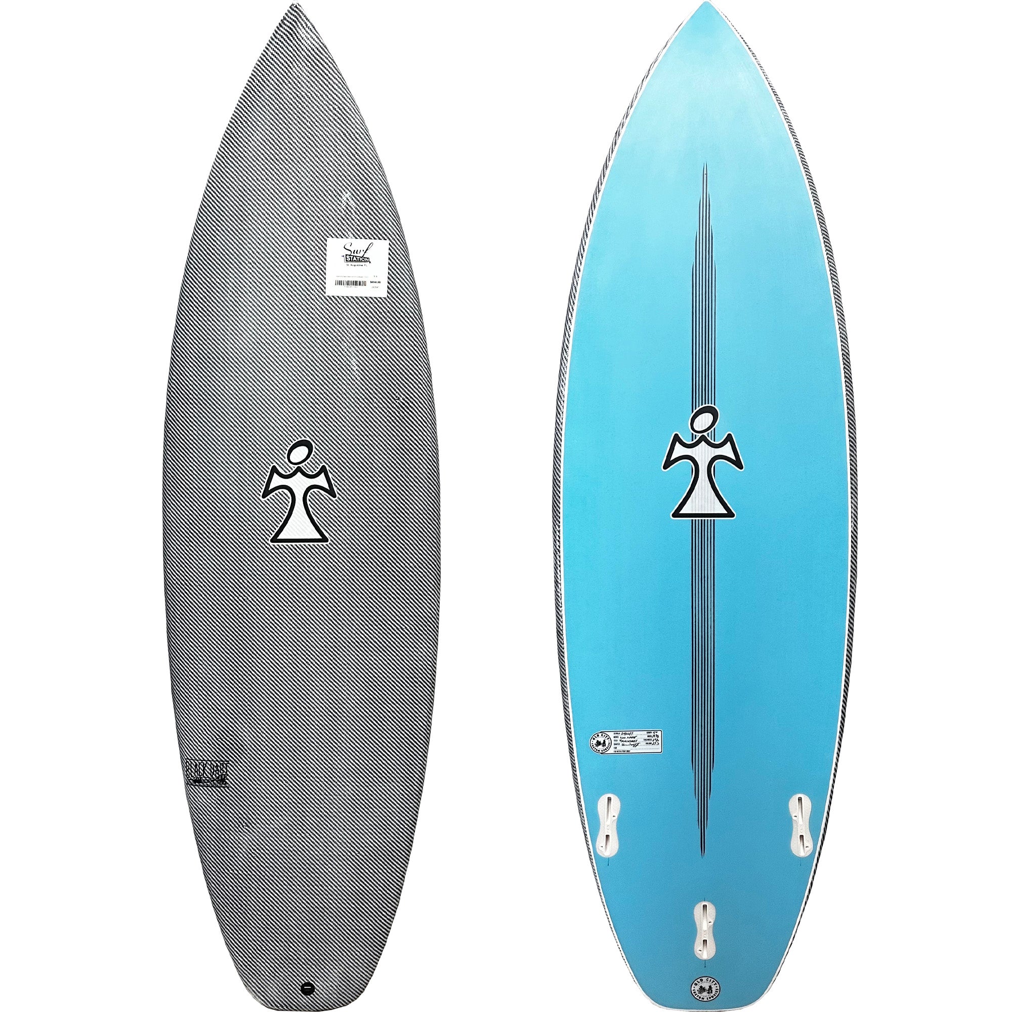 Inspired No Name Black Dart 5'6 EPS Surfboard - FCS II