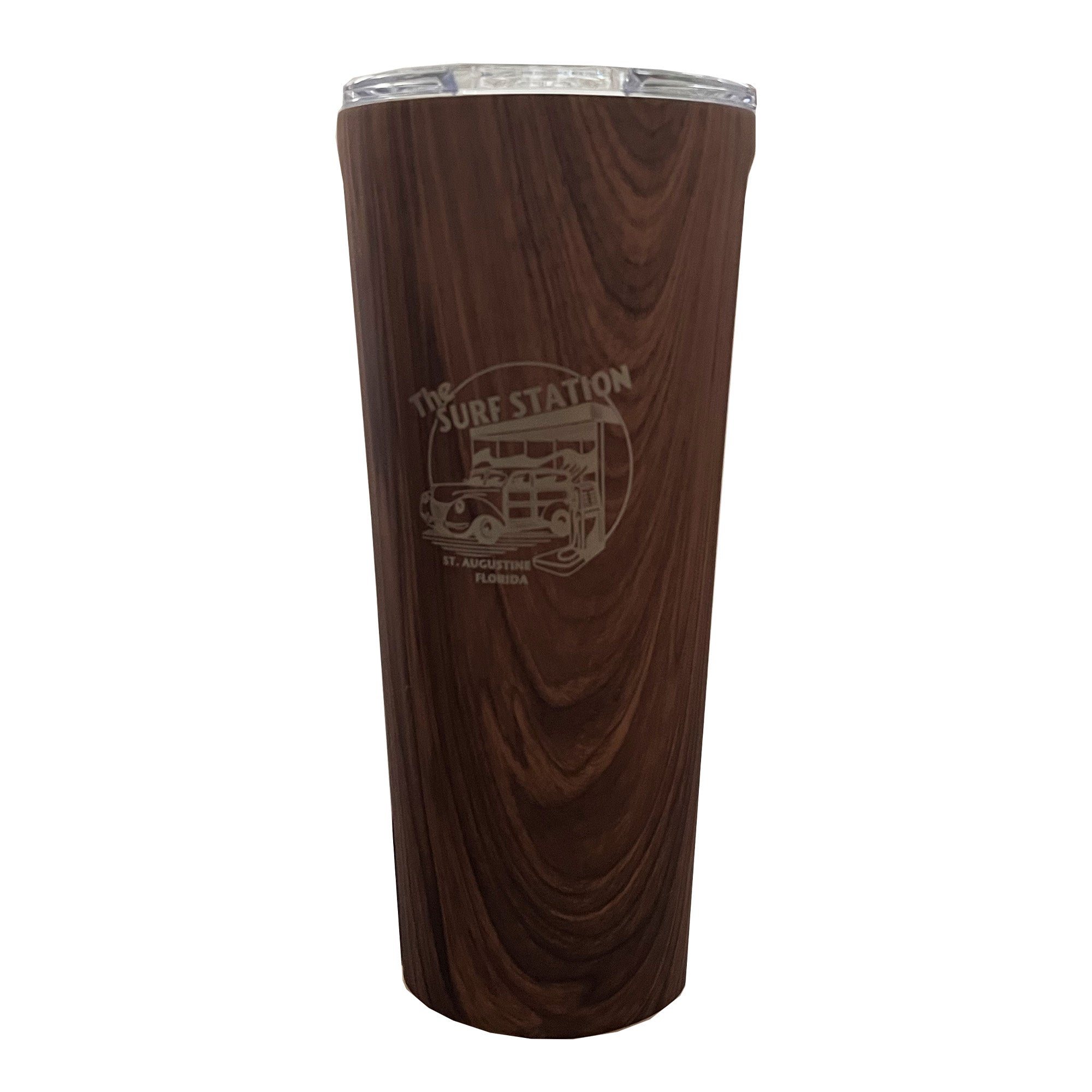 Corkcicle x Surf Station 24oz Tumbler - Walnut Wood