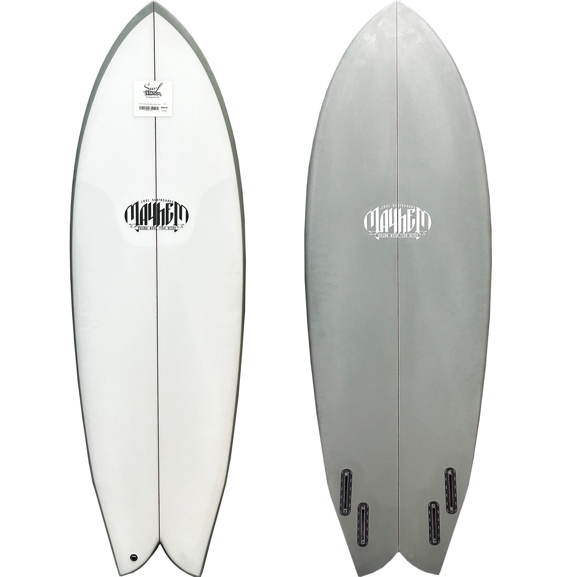 Lost Round Nose Fish Retro Revamp 5'4 Surfboard - Futures