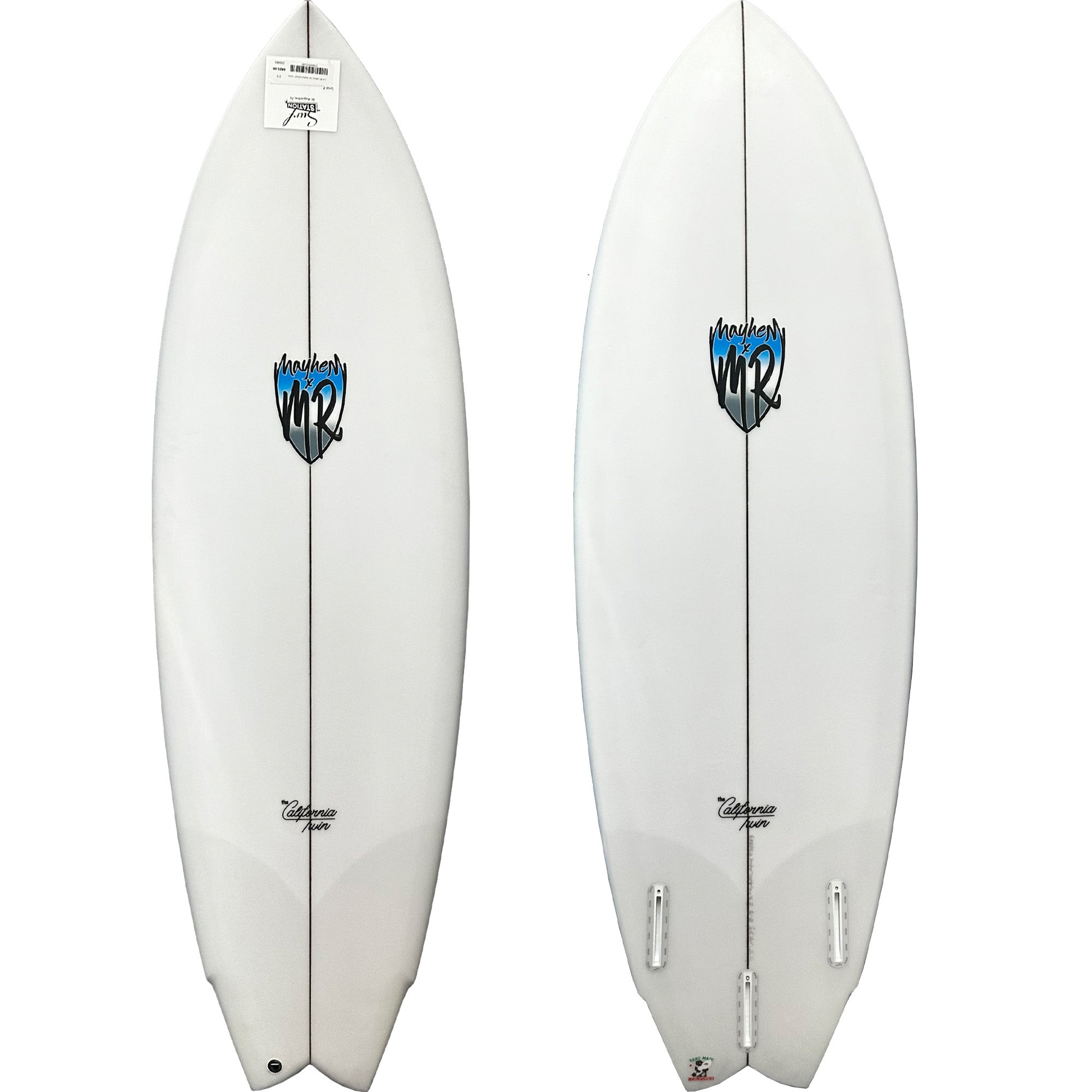 Lost MR California Twin Swallow 5'5 Surfboard - Futures