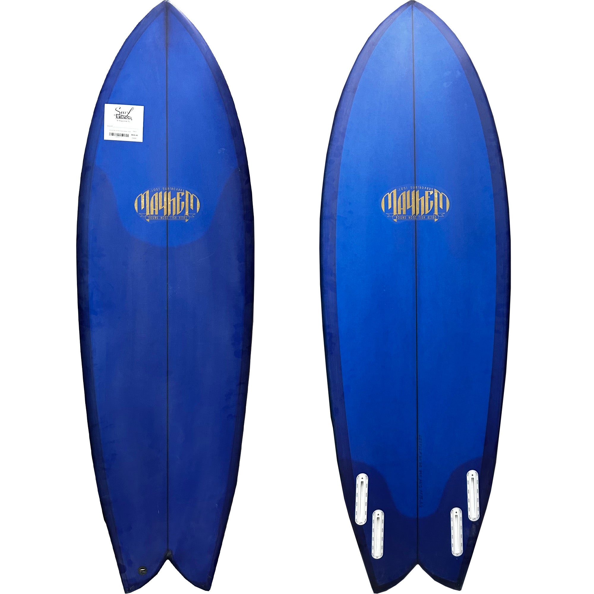 Lost Round Nose Fish Retro Revamp 5'4 Surfboard - Futures