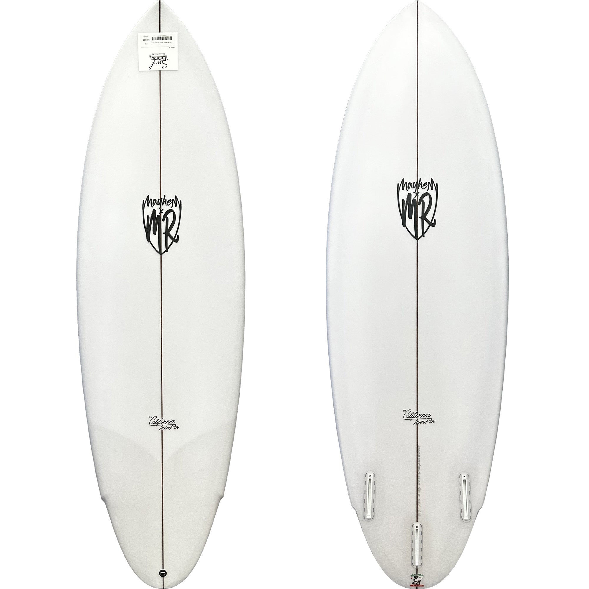 Lost MR California Twin Pin 5'9 Surfboard - Futures