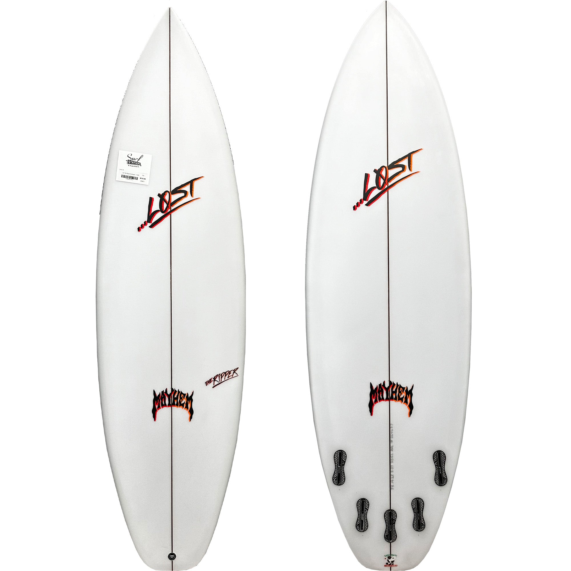 Lost The Ripper Surfboard - FCS II