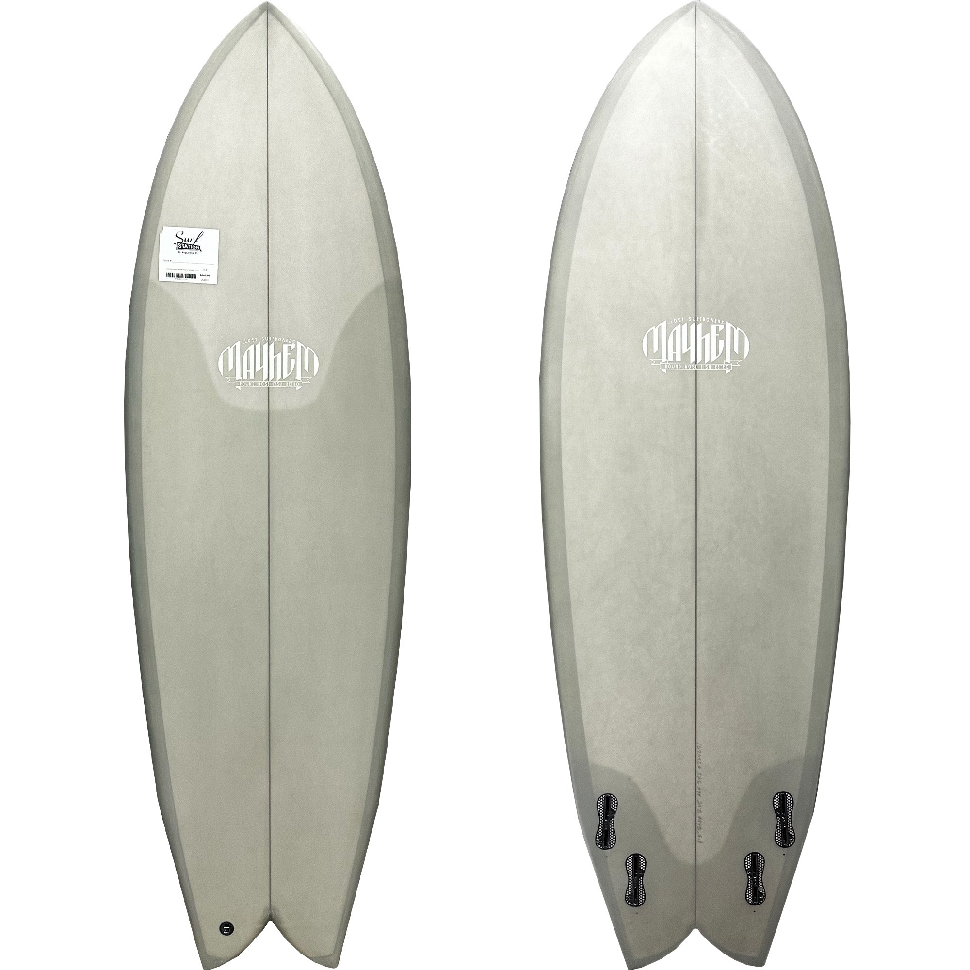 Lost Round Nose Fish Retro Revamp Surfboard - FCS II