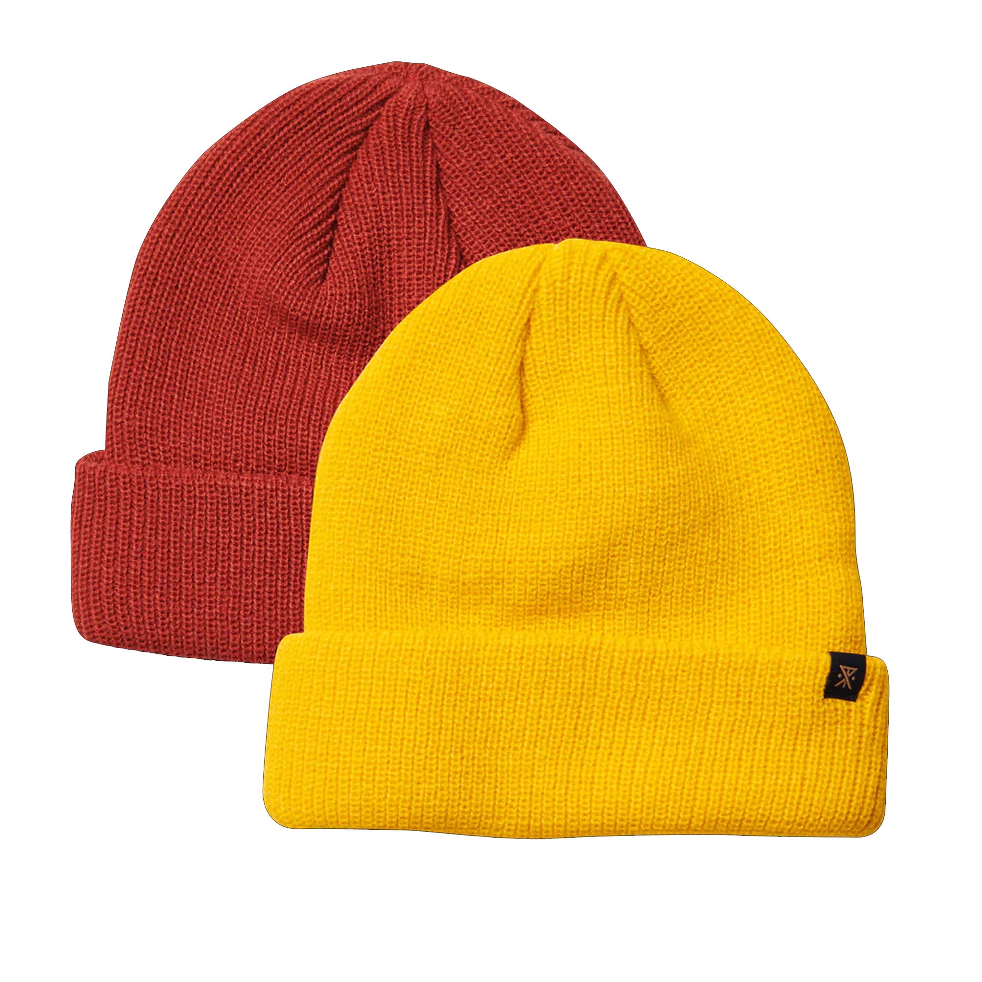 Roark Turk's Men's Beanie 2-Pack - Red/Yellow