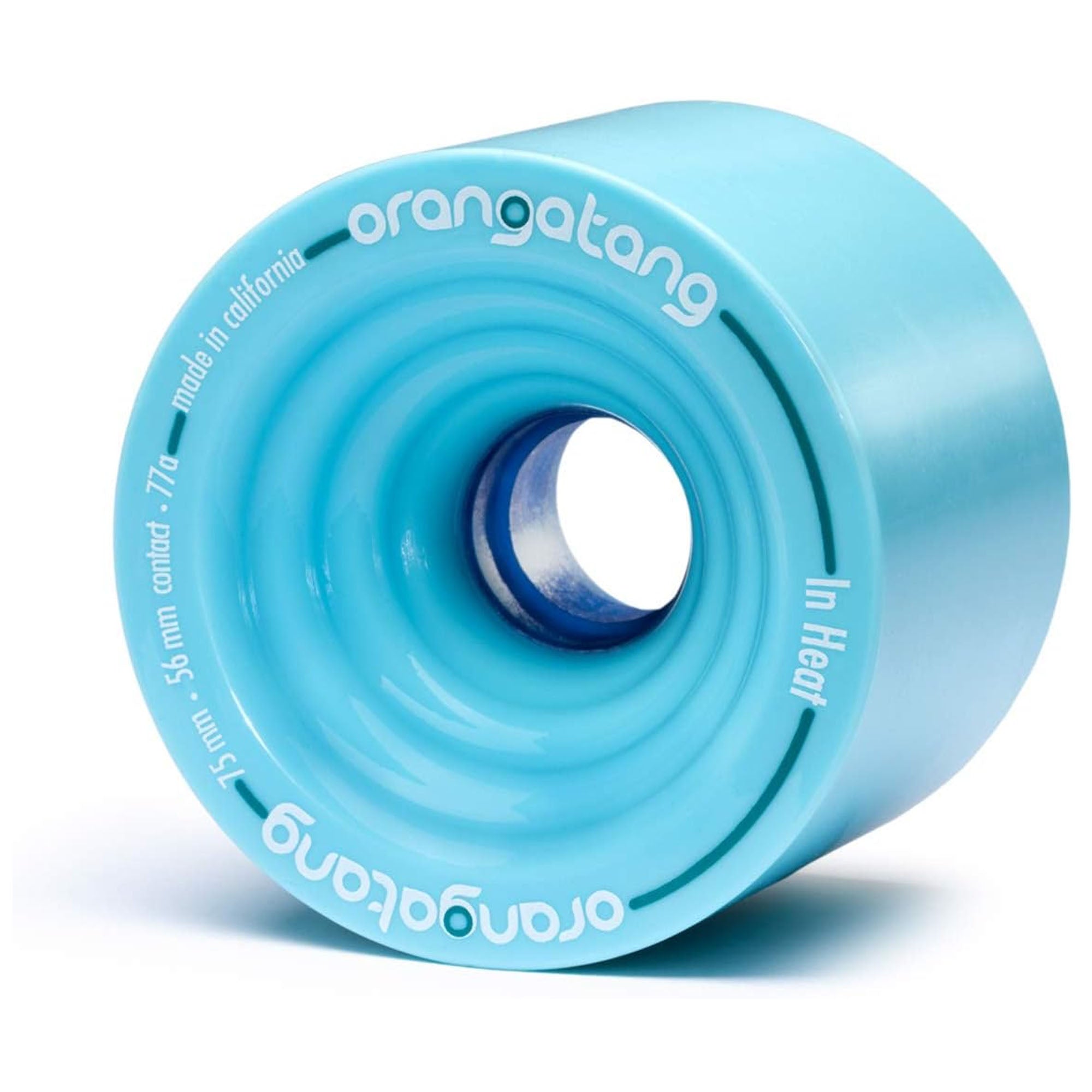 Orangatang In Heat 75mm 77a Longboard Skateboard Wheels - Blue