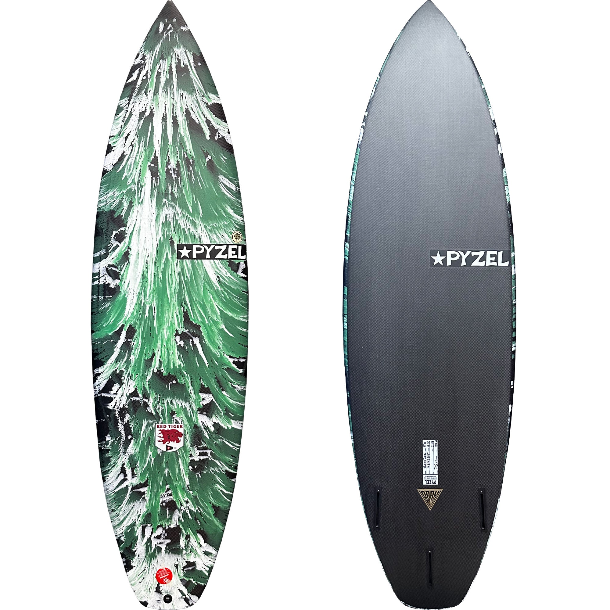 Pyzel Red Tiger Dark Arts 5'11 Surfboard - Futures