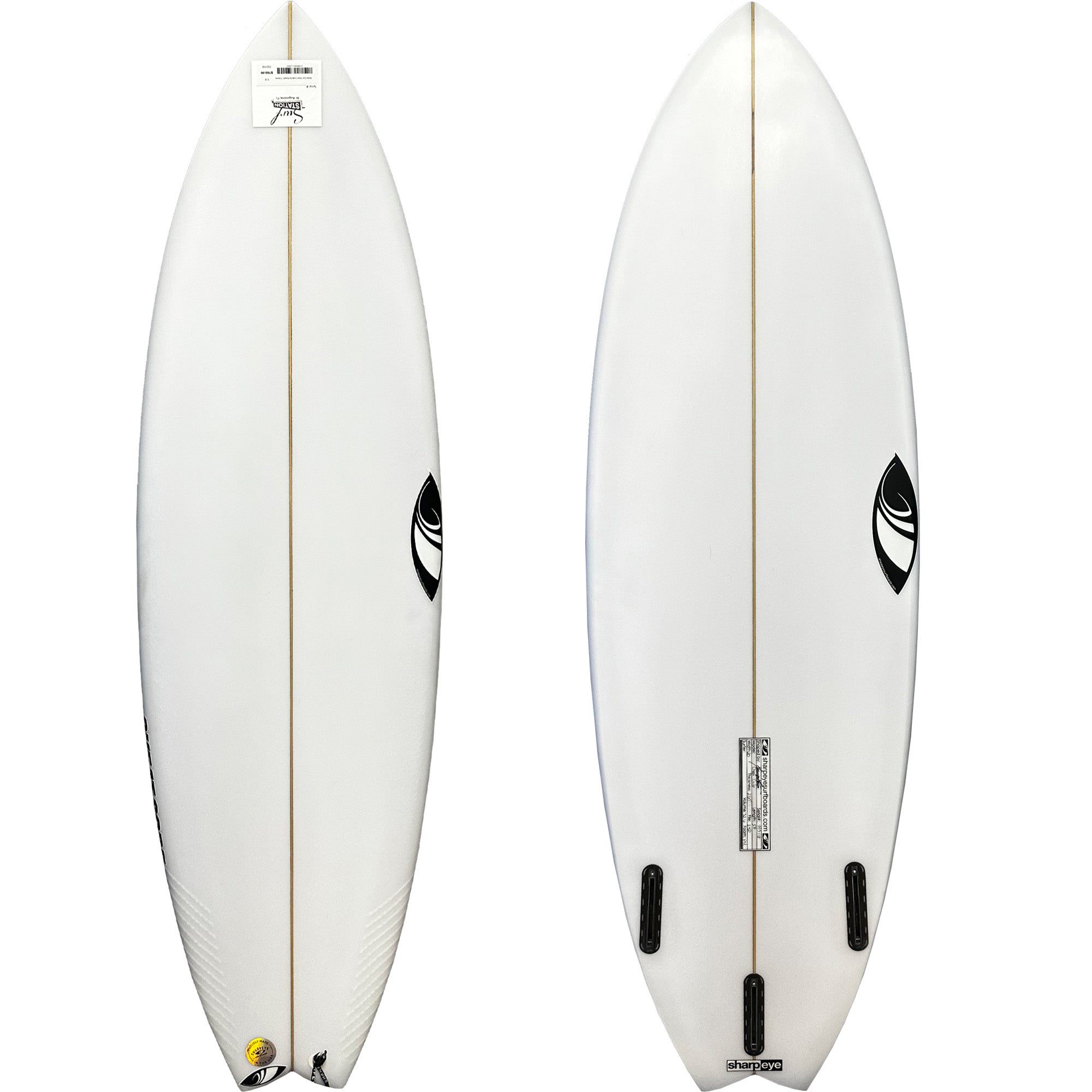 Sharp Eye Cheat Code Swallow 5'8 Surfboard - Futures