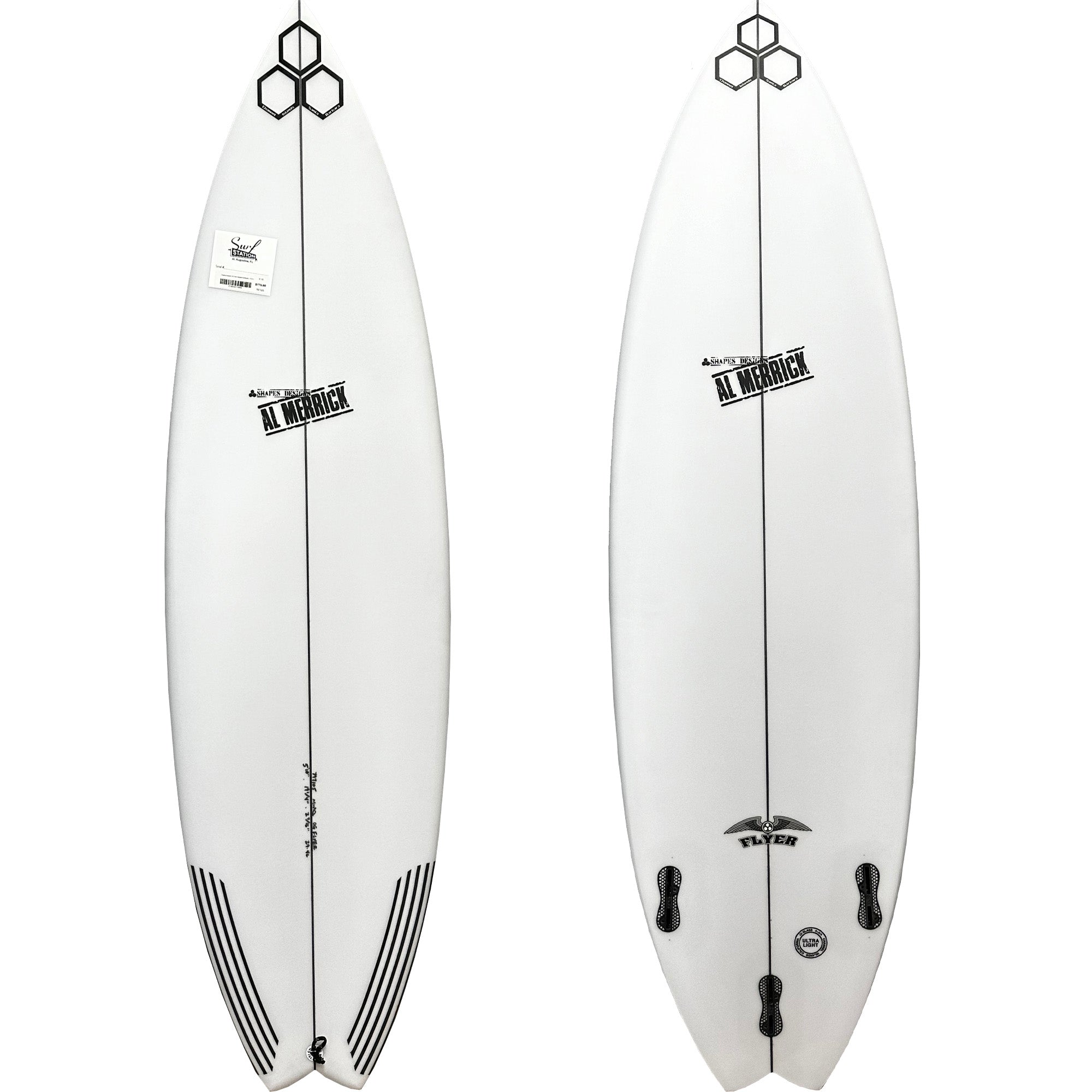 Channel Islands OG Flyer Swallow Surfboard - FCS II