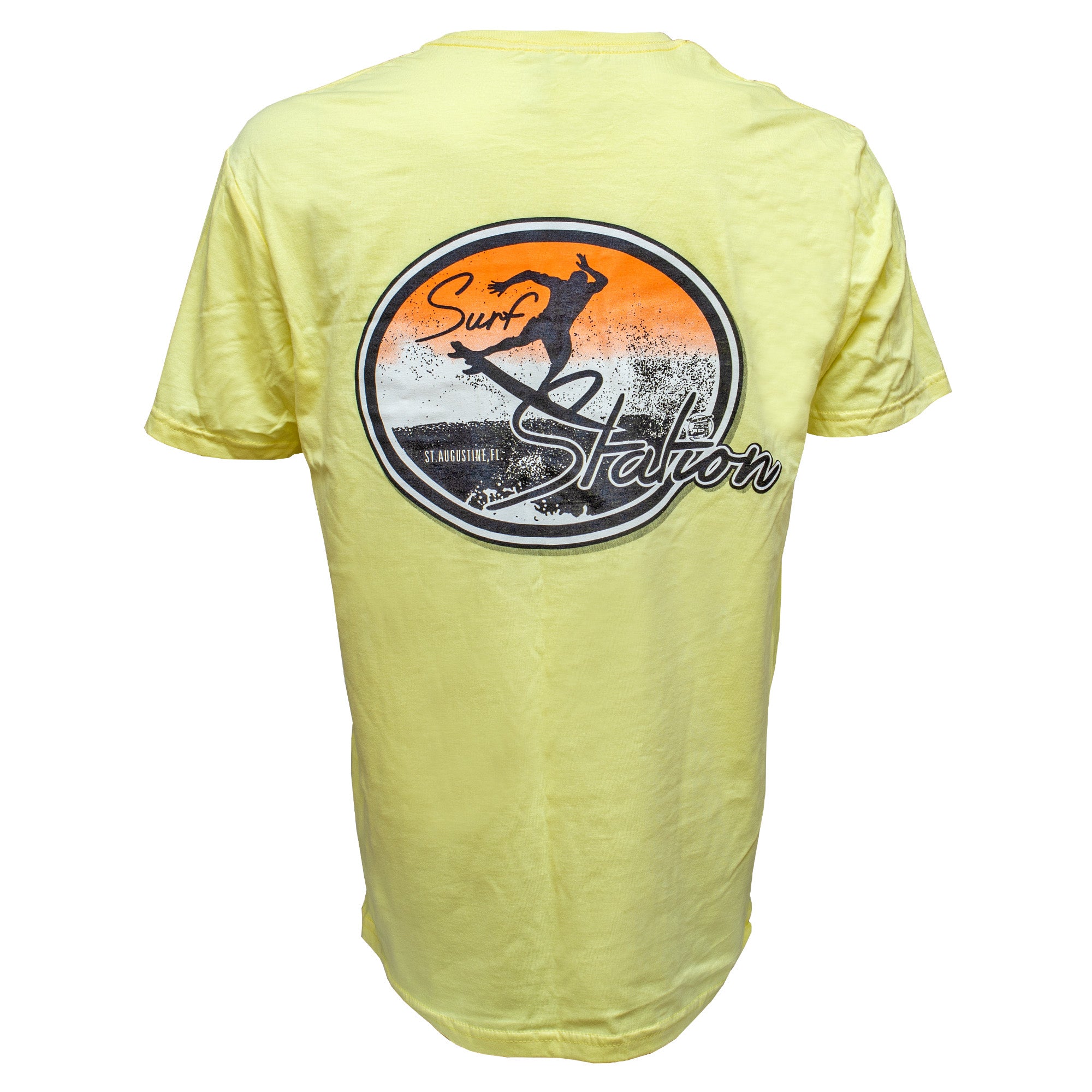 Surf Station Air All Over Men's S/S T-Shirt - Yellow