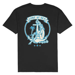 Lost At Sea Men's S/S T-Shirt - Black