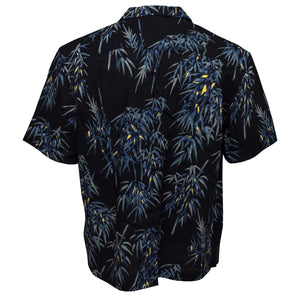 Lost Bamboo Woven Men's S/S Dress Shirt - Black