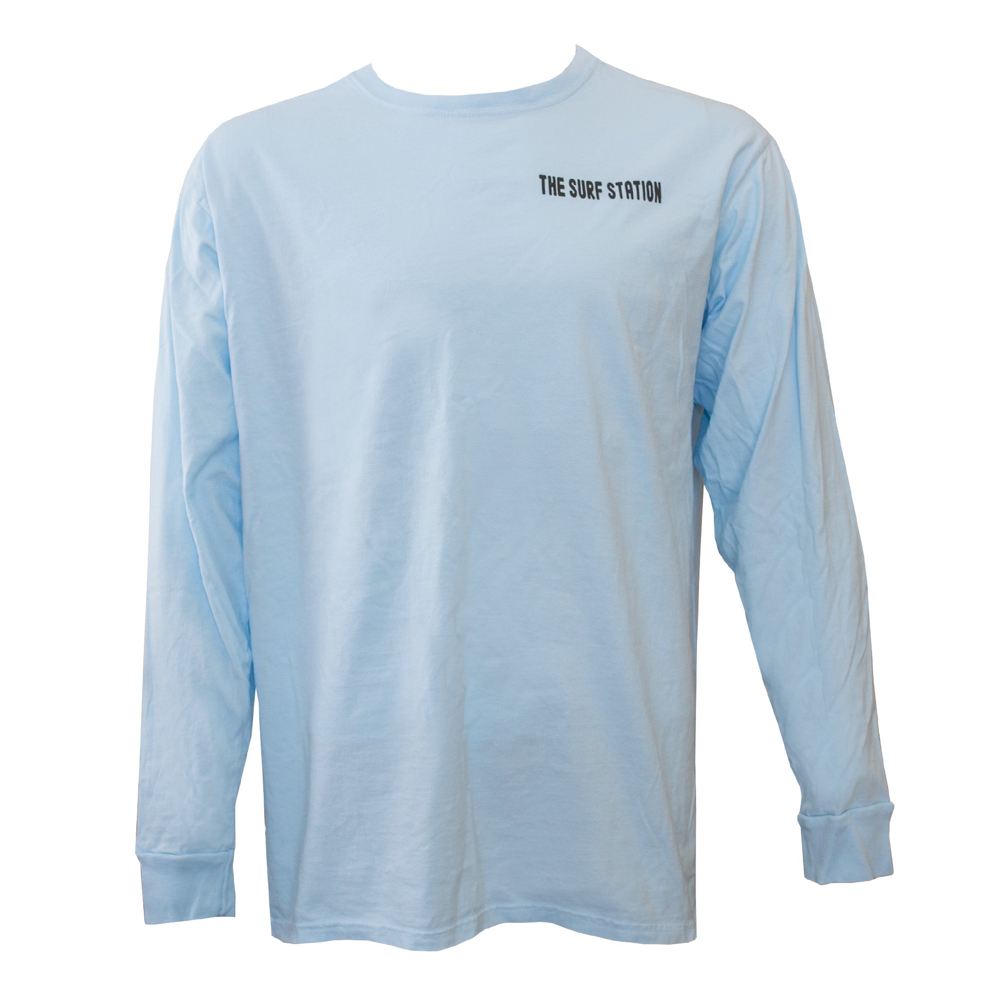 Surf Station Beach Life Men's L/S Shirt - Powder Blue