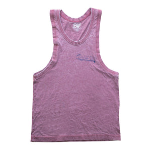 Surf Station Lady Logger Tank Top - Cranberry