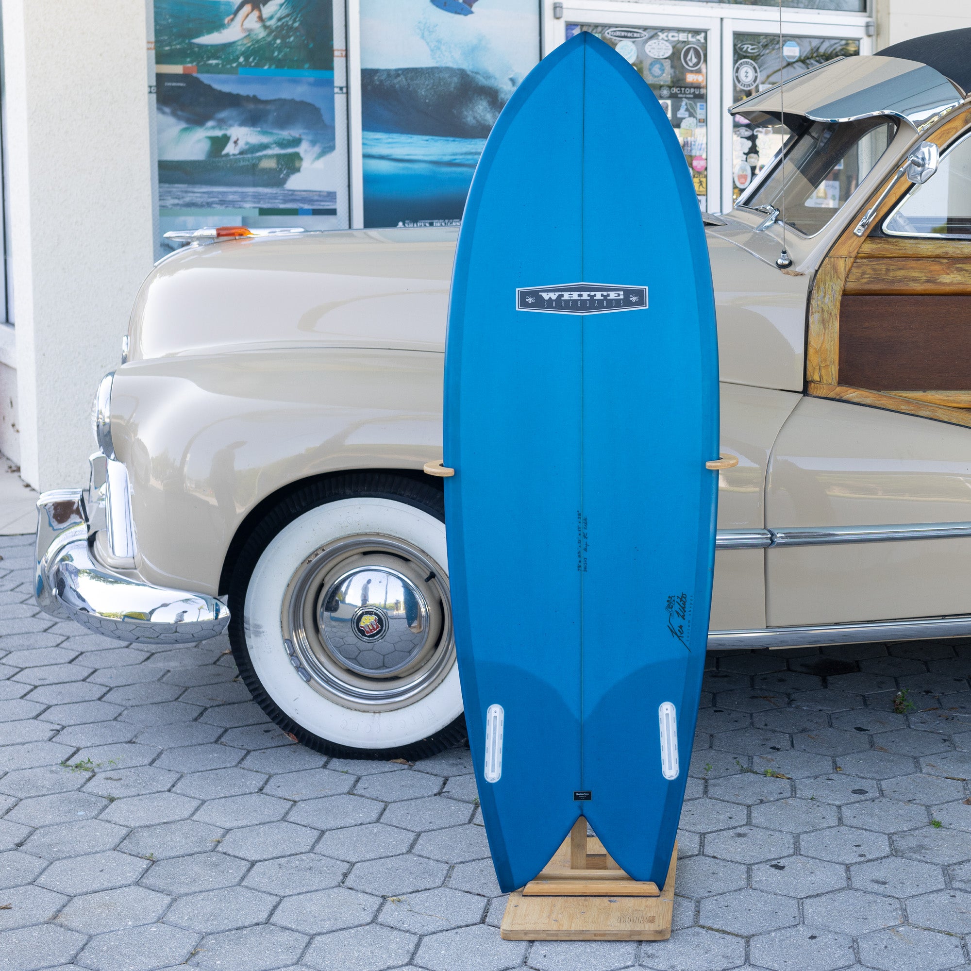 Ken White Twin Fish 5'6 Surfboard - Futures