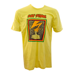 Surf Station Good Brains Men's S/S T-Shirt - Yellow