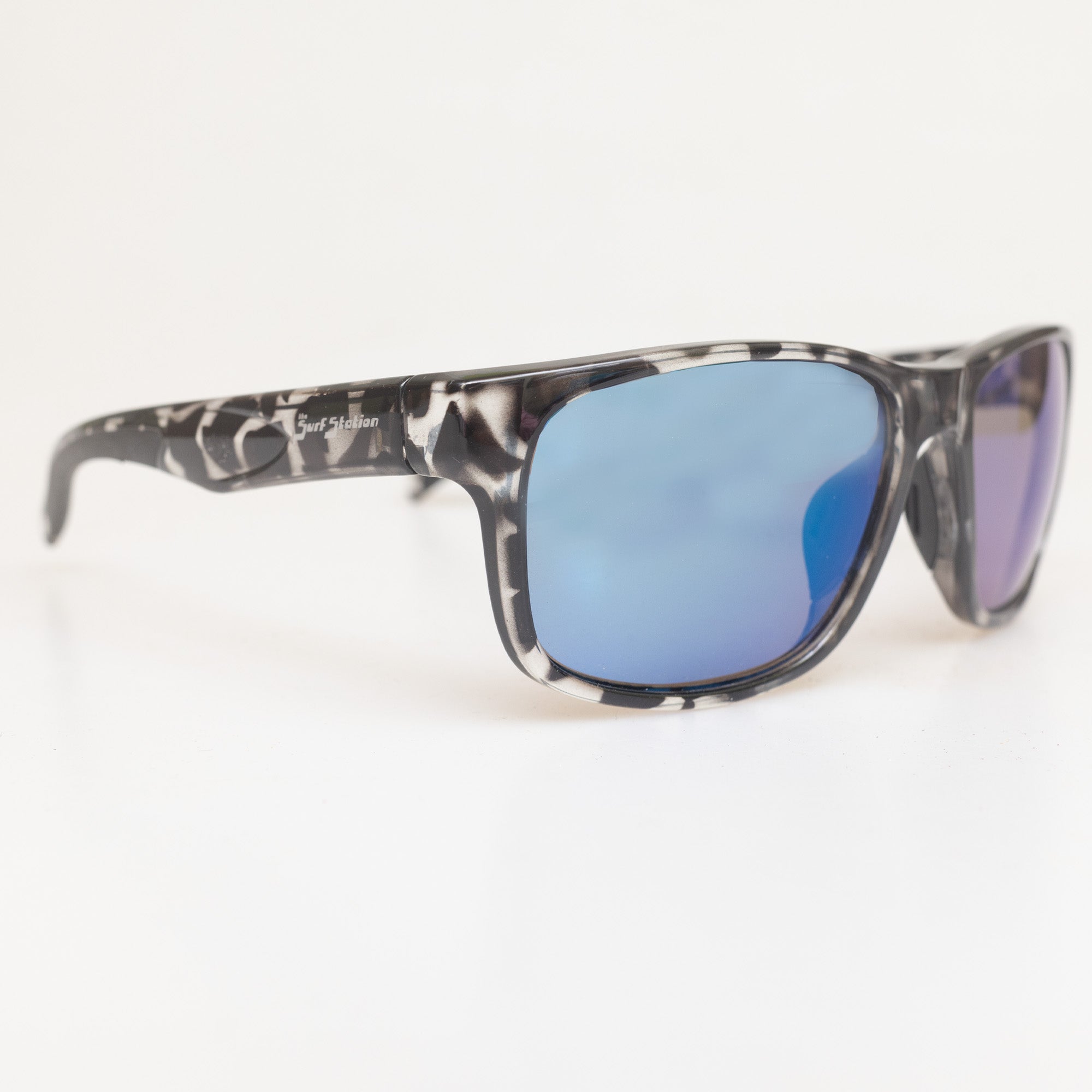 Surf Station Centrist Men's Polarized Sunglasses - Tortoise/Grey Blue