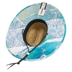 Surf Station Current Straw Lifeguard Hat - Blue