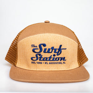 Surf Station Cyclist Men's Hat - Brown