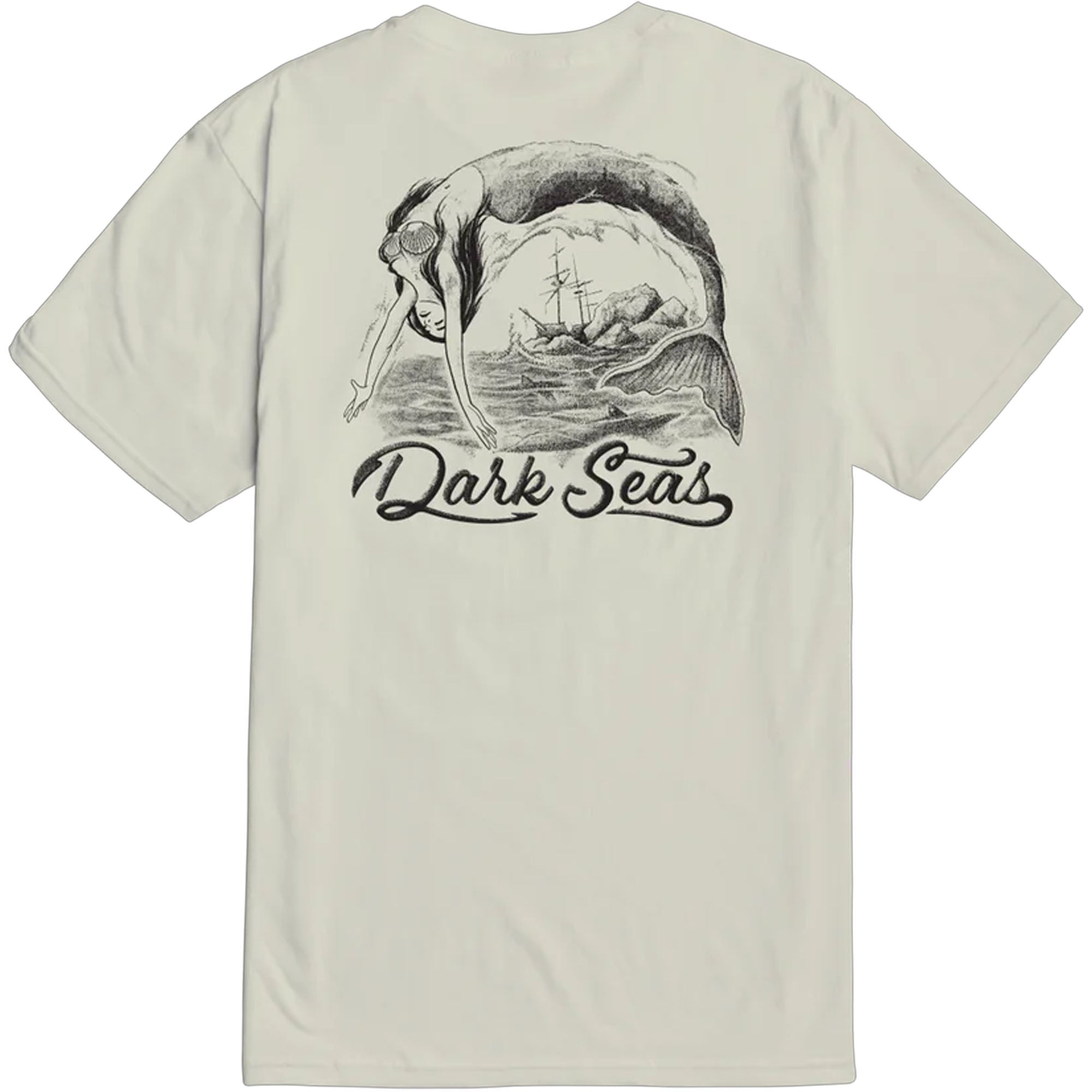 Dark Seas Deep Dive Men's S/S T-Shirt - Cream