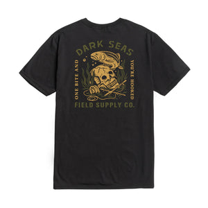 Dark Seas One Bite Premium Men's S/S T-Shirt - Black