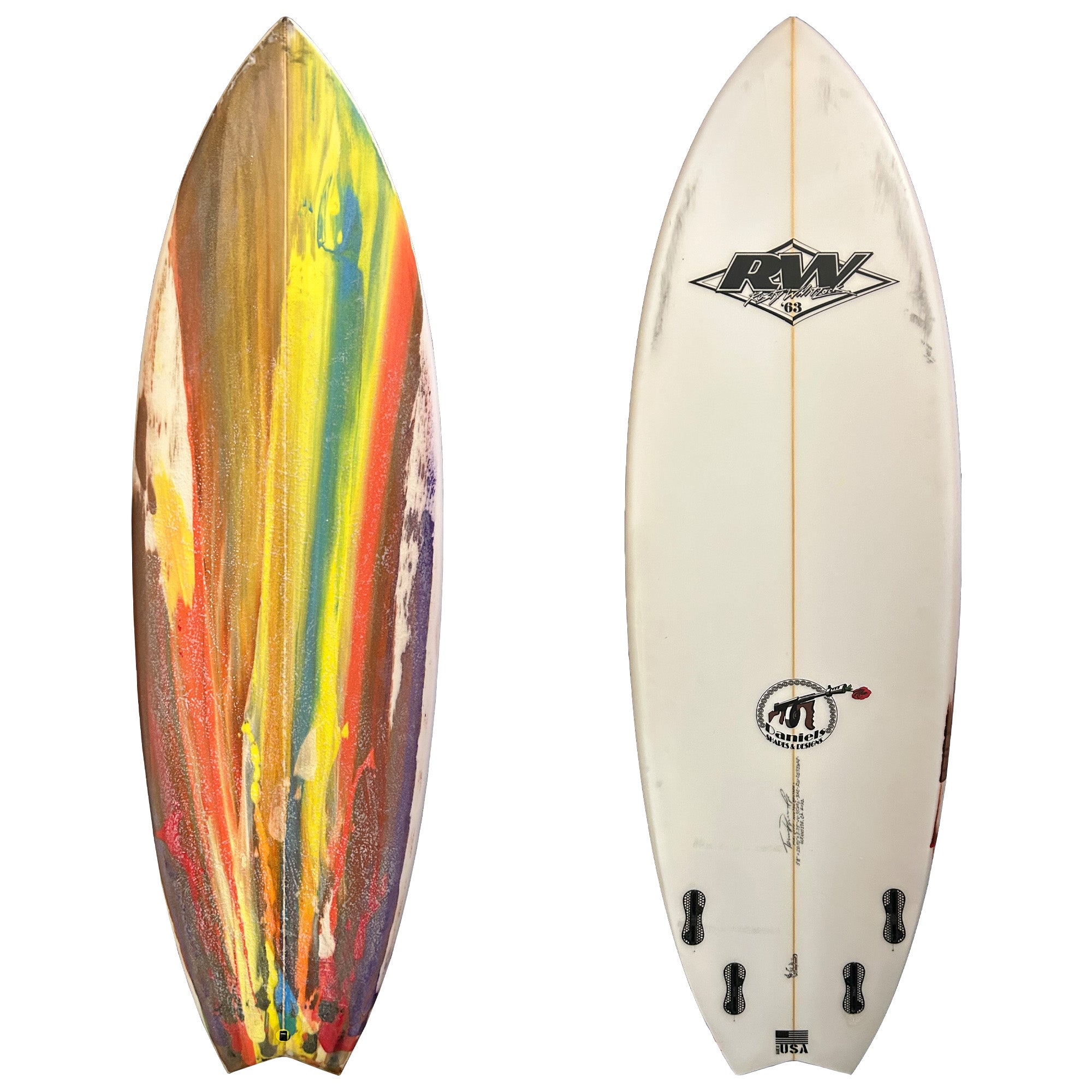 Daniels Shapes & Designs 5'8 Consignment Surfboard - FCS II