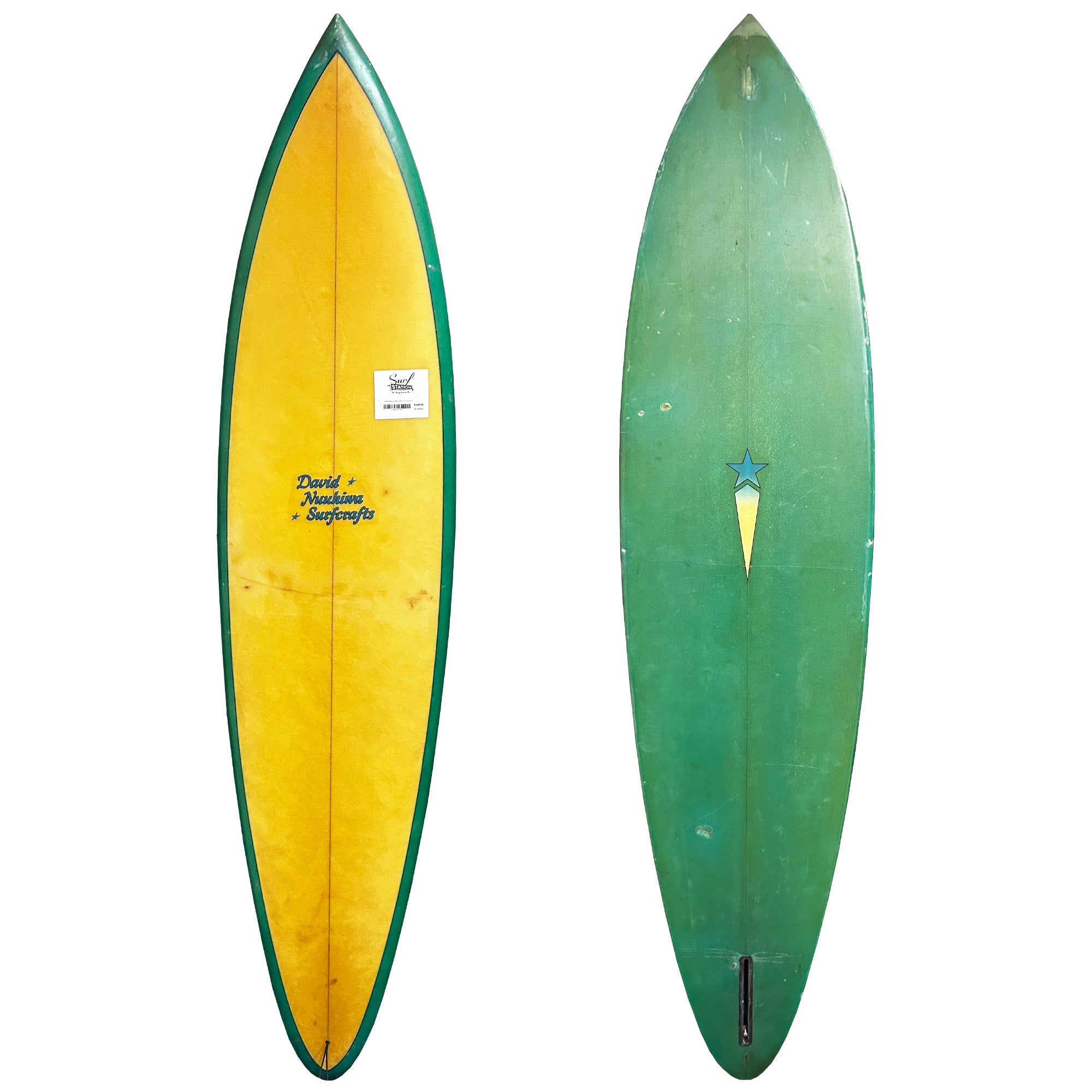 David Nu'uhiwa 7' Surfcrafts Collector Pin Tail Surfboard