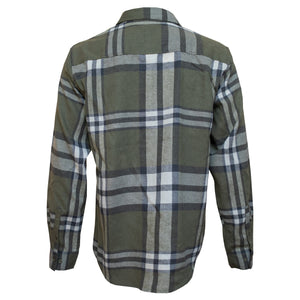 Surf Station Early Morning Men's L/S Sweater Flannel - Army Green