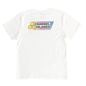 Channel Islands Fade Flag Men's S/S T-Shirt - White