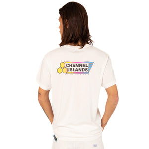 Channel Islands Fade Flag Men's S/S T-Shirt - White