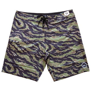 Surf Station Firefly 19" Men's Boardshorts - Tiger Camo