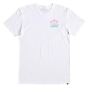 Quiksilver FL Flamingo Country Men's S/S T-Shirt - White