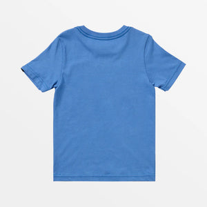 Quiksilver Fossilized Youth Boy's S/S T-Shirt - Blue