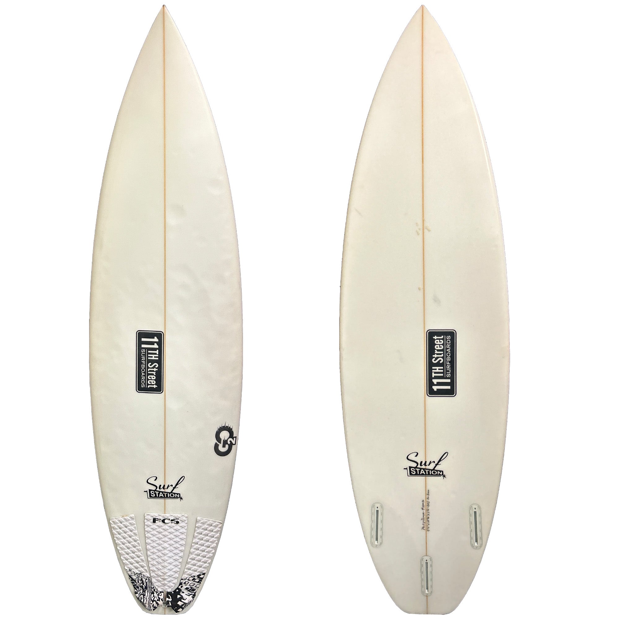 11th Street Surfboards Go2 5'11 Consignment Surfboard - Futures