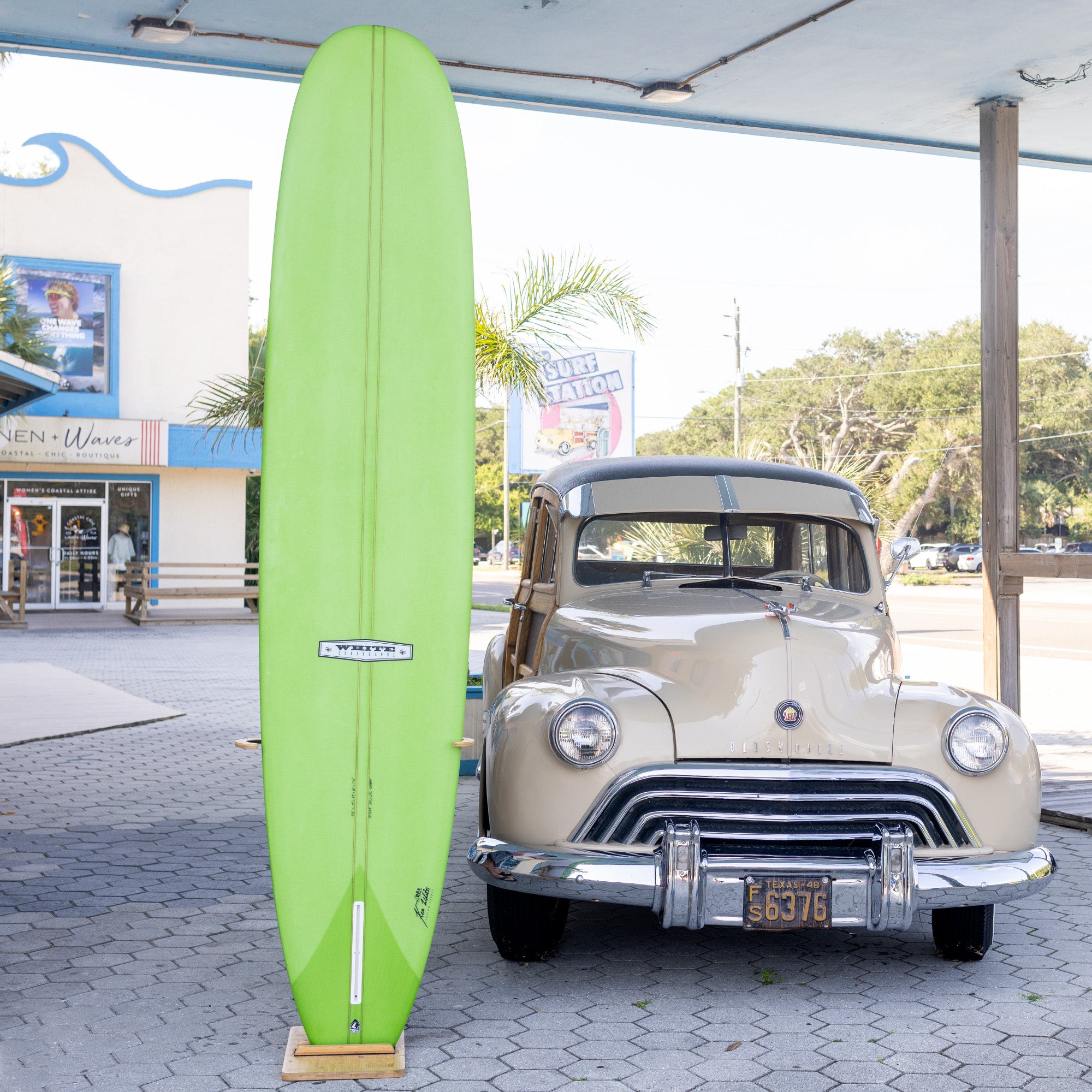 Ken White OG Double Stringer 9'8 Longboard Surfboard