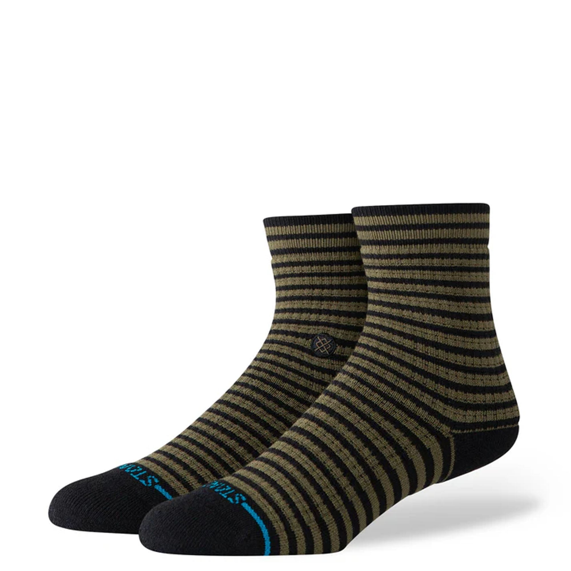 Stance Gregor Quarter Men's Crew Socks - Army Green