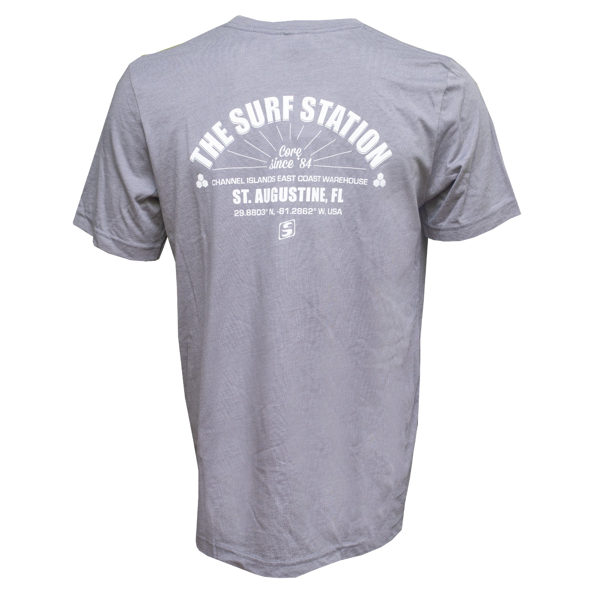 Surf Station Core Since 84 Men's T-Shirt - Heather Slate