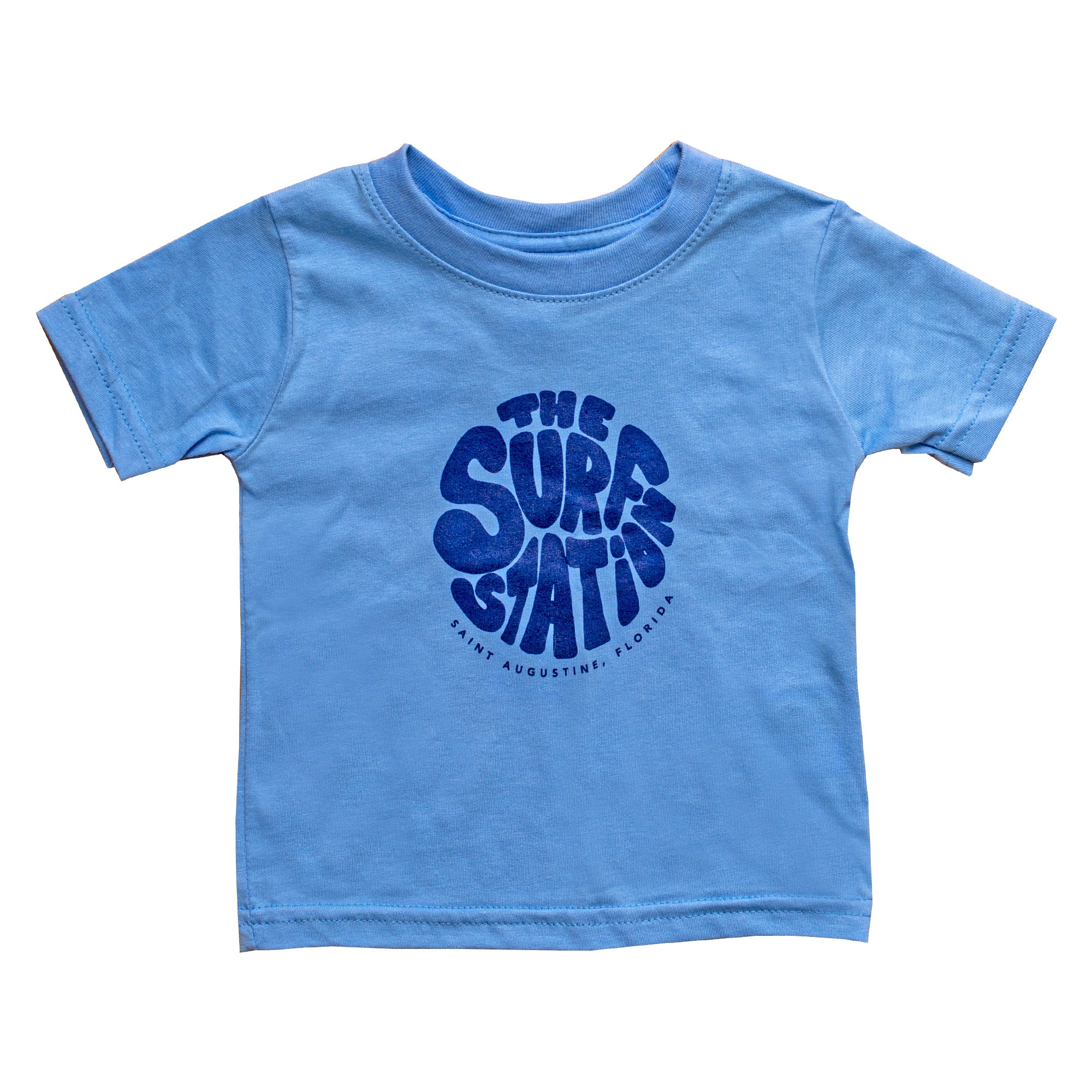 Surf Station Little Hippie Youth Infant S/S T-Shirt - Carolina Blue