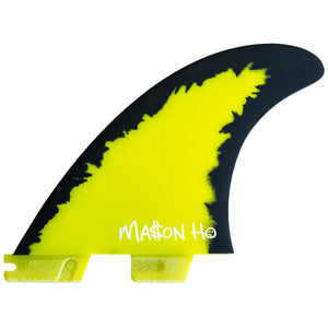 FCS II Mason Ho AirCore Large Thruster Fin Set - Black/Neon