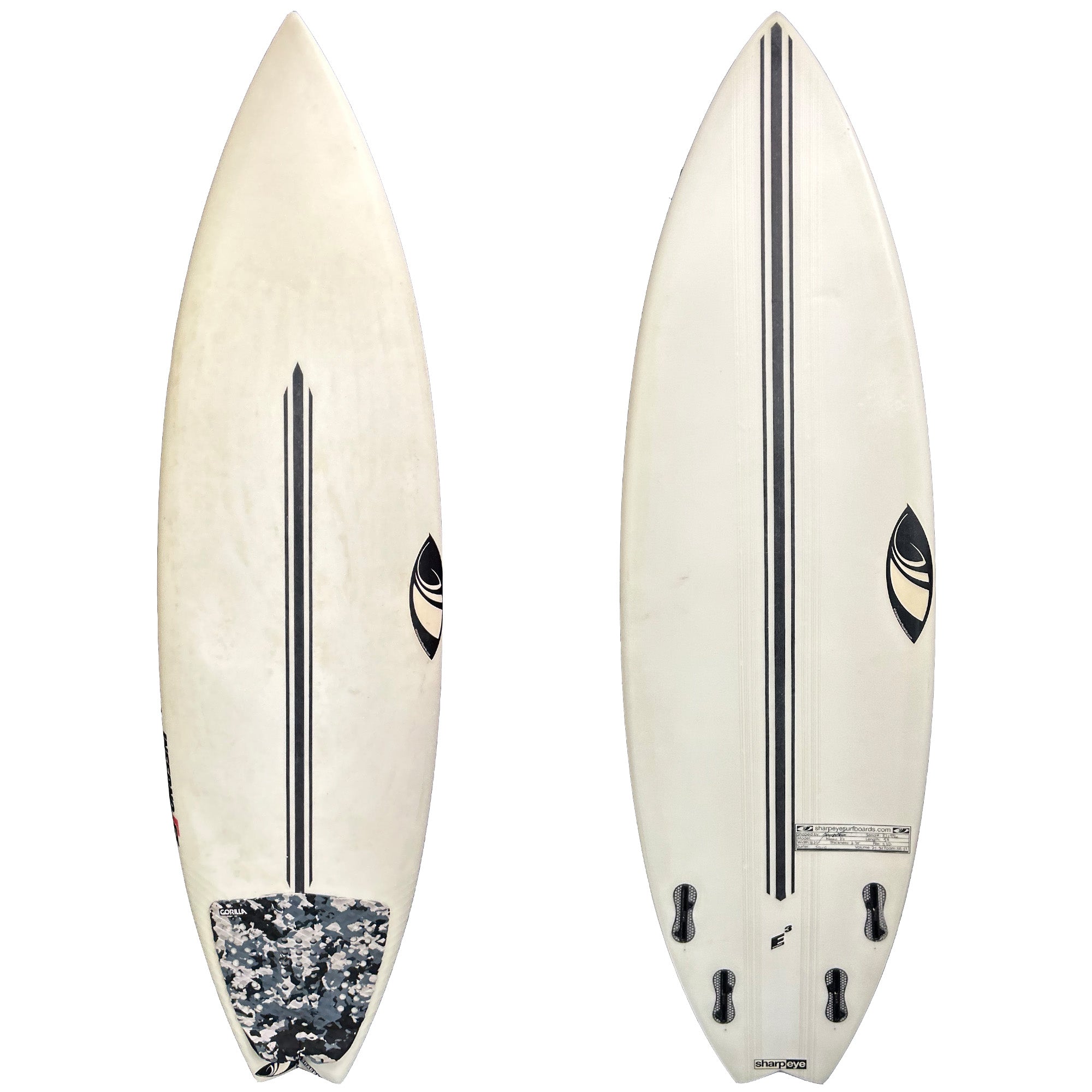 Sharp Eye Inferno FT 5'8 Used Surfboard