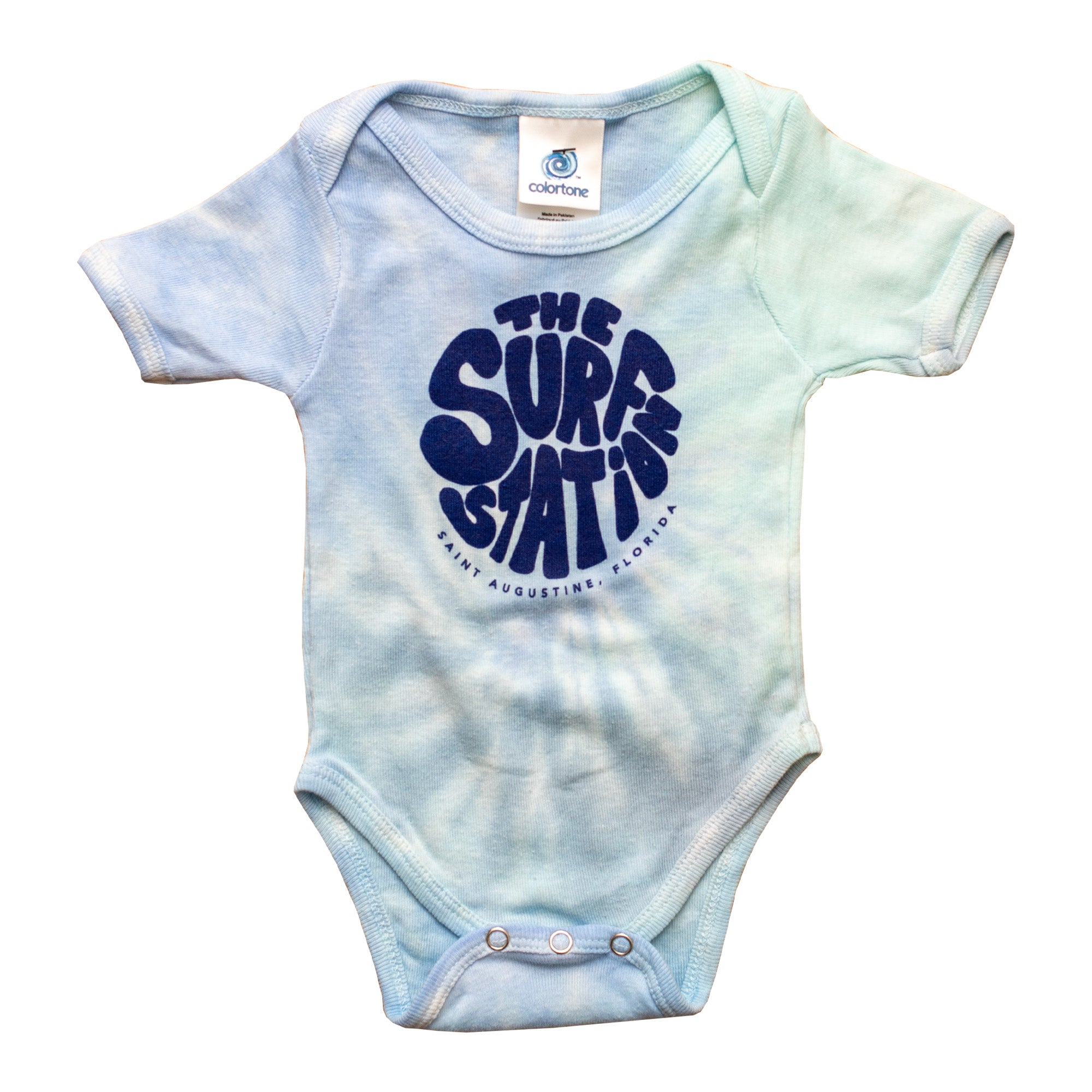 Surf Station Little Hippie Youth Onesie - Lagoon