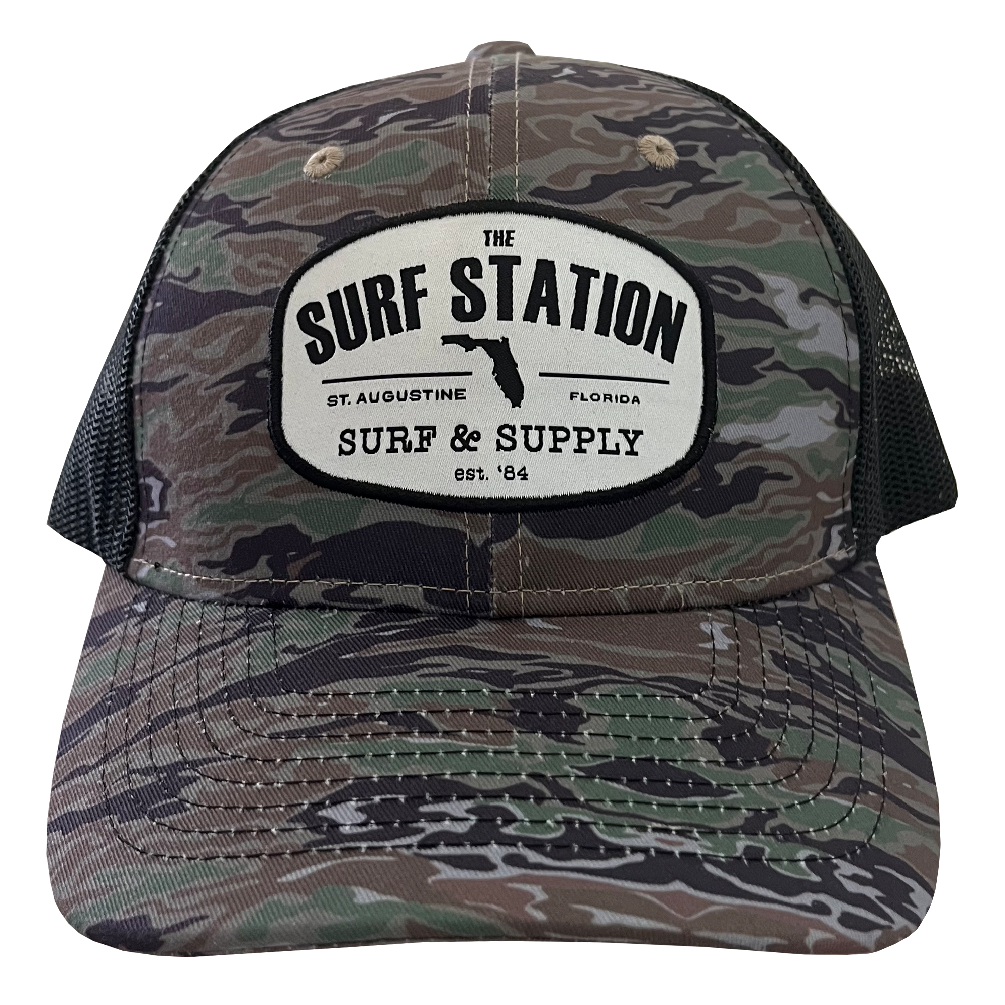 Surf Station Surf & Supply Men's Hat - Black/Light Camo