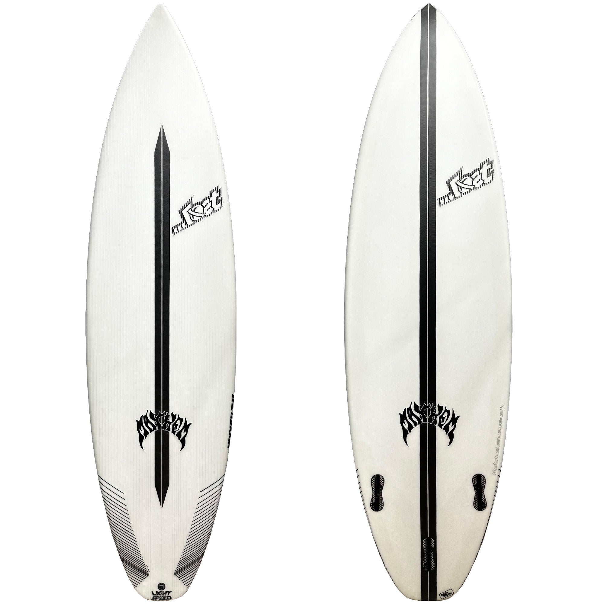 Lost Driver 3.0 Squash Light Speed 5'10 Surfboard - FCS II