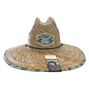 Surf Station Live Well Straw Lifeguard Hat - Green