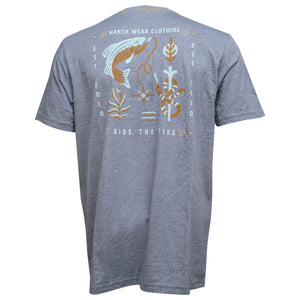 Marsh Wear Fly Men's S/S T-Shirt - Grey