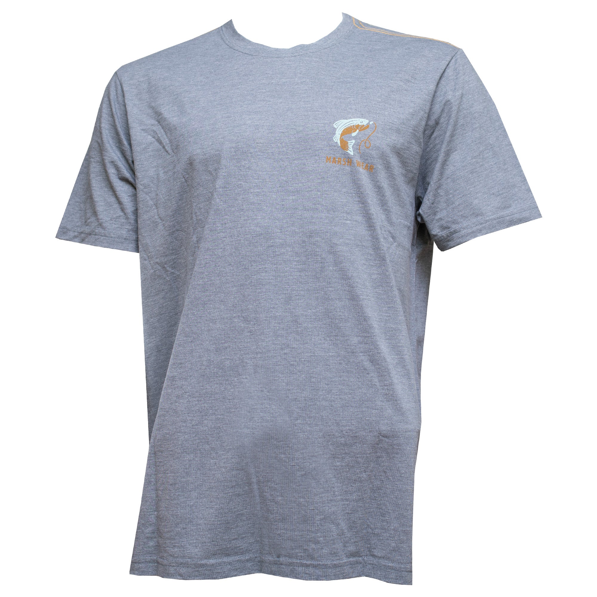 Marsh Wear Fly Men's S/S T-Shirt - Grey