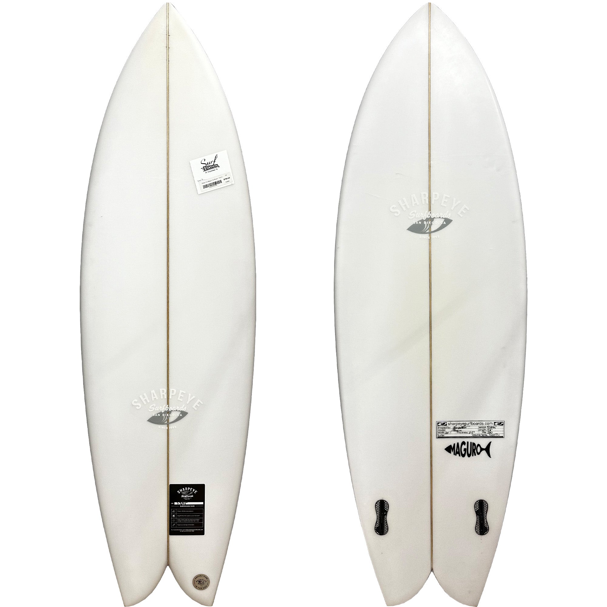 Sharp Eye Maguro 5'6 Surfboard - FCS II