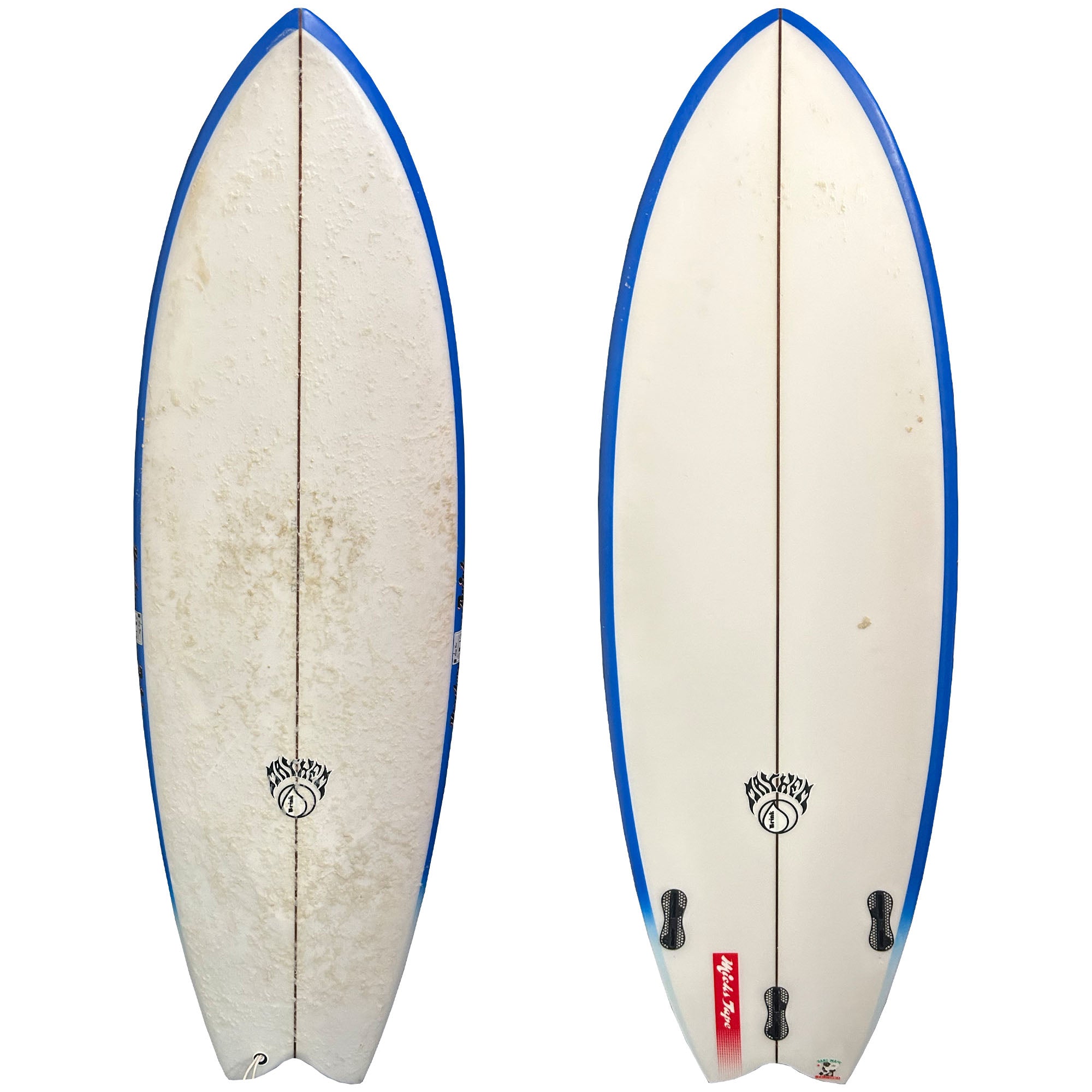 Lost Mick's Tape Symmetrical 5'2 Consignment Surfboard - FCS II