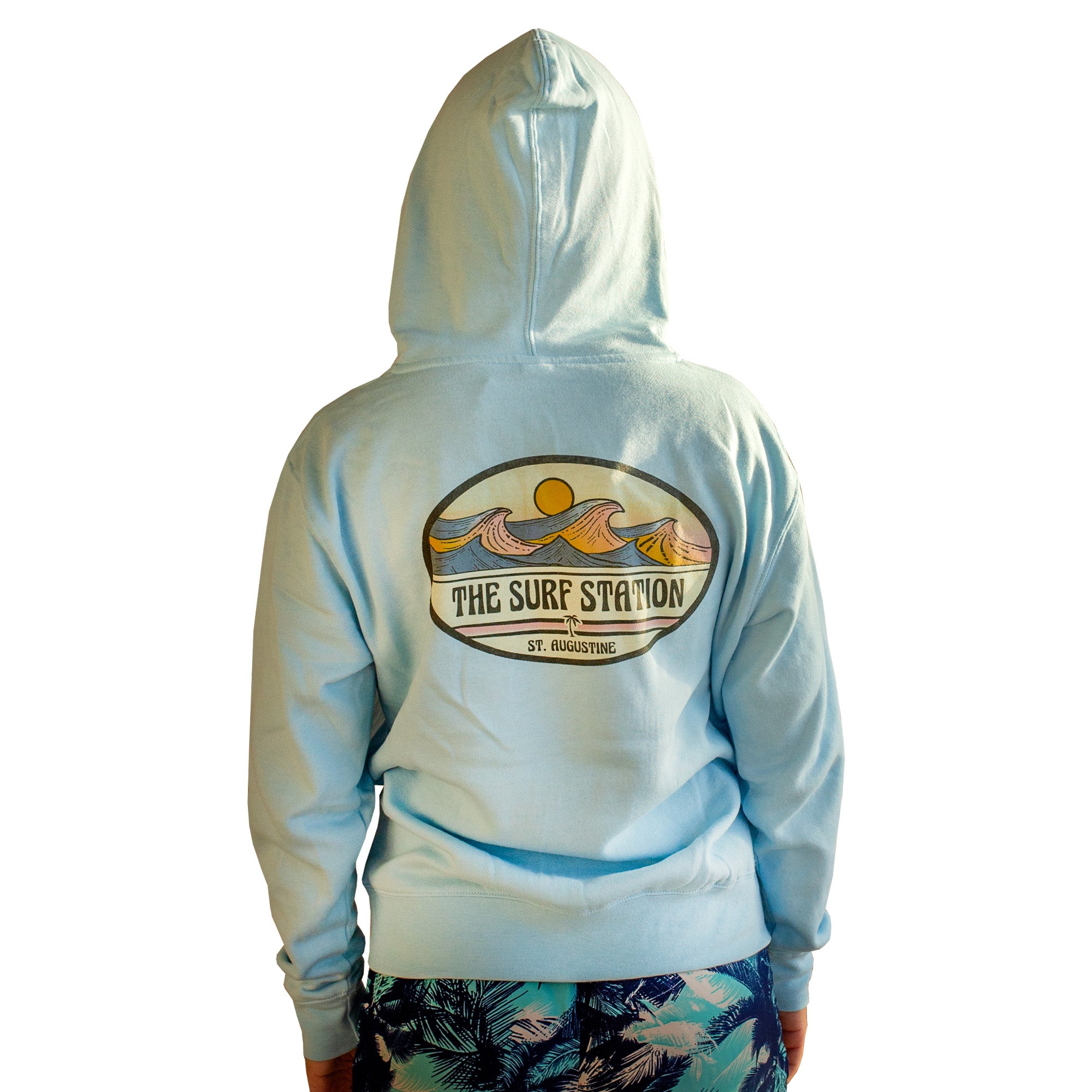 Surf Station Nags Head Full Zip Women's L/S Hoodie